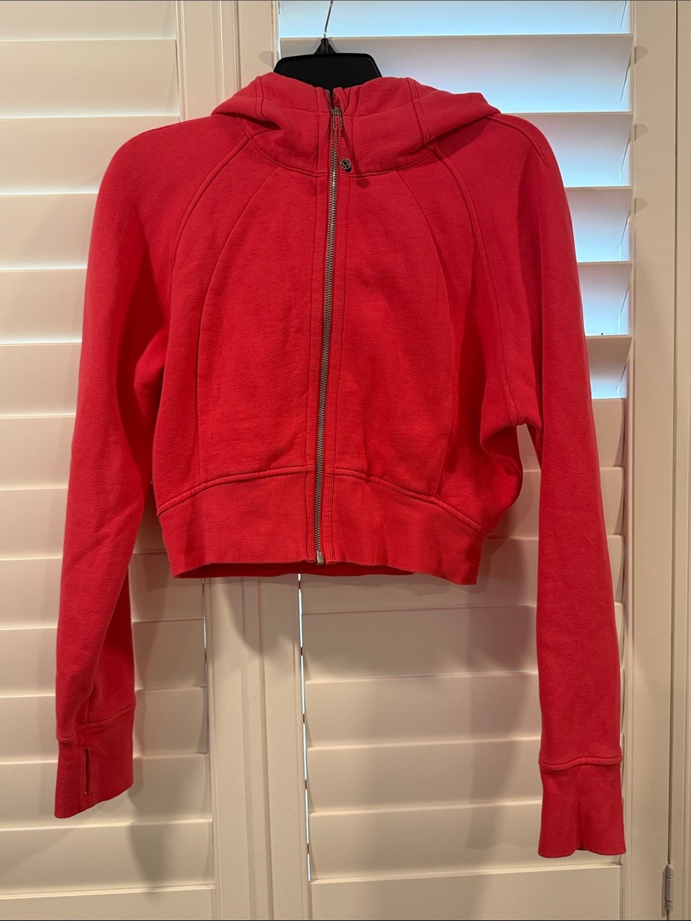 lululemon athletica Red Zip Hoodie Jacket